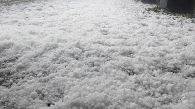 Granizada sorpresiva tiñó de blanco a San Bernardo y otras localidades de la Costa