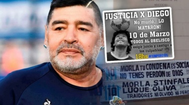 10M: organizan una marcha para pedir justicia por Diego Armando Maradona