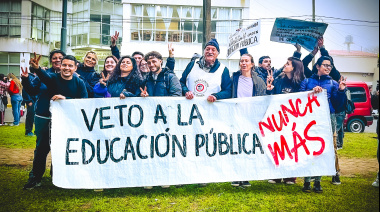 Santa Teresita se movilizó contra el veto de Milei a los fondos para universidades