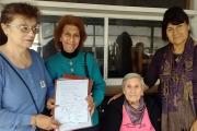 Restituyeron la placa en homenaje a don Carlos Orecchia en la ex confitería "Katti"