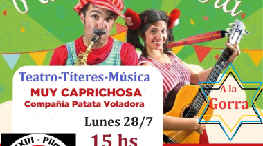 Llega a San Clemente del Tuyú la obra infantil "Muy Caprichosa" con teatro, títeres y música en vivo