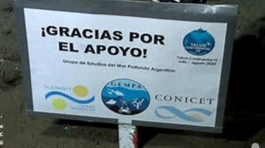 Finalizó la misión submarina del CONICET en el Cañón de Mar del Plata con tecnología de punta