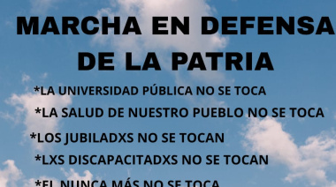 Convocan a una marcha en defensa de la patria en Santa Teresita