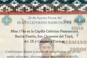 San Clemente celebra la fiesta del Beato Ceferino Namuncurá