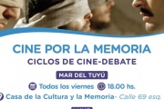 Comenzó el ciclo de cine-debate "Cine por la memoria" en Mar del Tuyú