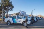 Se entregaron siete nuevos patrulleros y se anunciaron inversiones para fortalecer el sistema de seguridad