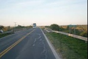 Despiste y vuelco en la ruta 11