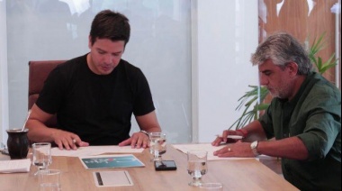 Intendente firmó un convenio marco de colaboración con el ministro de trabajo de la provincia