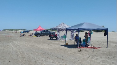 Entre el vivero y el cementerio de los caracoles, emergen las enormes y tranquilas playas del sur de San Clemente del tuyú