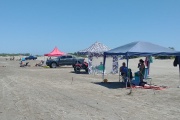 Entre el vivero y el cementerio de los caracoles, emergen las enormes y tranquilas playas del sur de San Clemente del tuyú