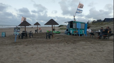 Una buena: el calor de marzo extendió los servicios en apacibles playas alejadas del ruido y la ciudad