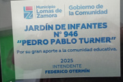 Pablo Turner, presente: el Jardín 946 ya lleva su nombre