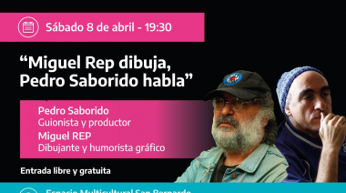 Este sábado regresa a La Costa el ciclo Café Cultura con Pedro Saborido y REP