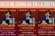 Charlas de Historia y Geopolítica en La Costa: Francisco Taiana invita a pensar el mundo de hoy