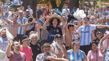 Argentina campeón del mundo: La Costa se vistió de celeste y blanco por el triunfo de Argentina