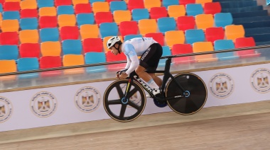 El ciclista costero Lucas Vilar debutó en la Copa de las Naciones en Egipto