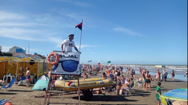 Rescates en las playas de La Costa: un fin de semana intenso para el equipo de Guardavidas