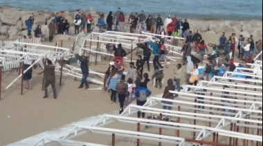Denuncian en la Justicia los destrozos ocasionados durante la protesta por playas públicas