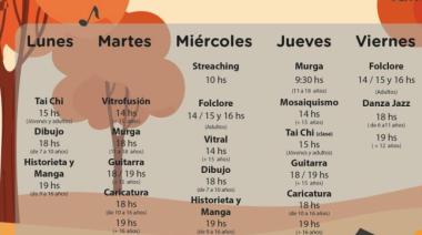 Abren las inscripciones para los talleres culturales en Mar de Ajó