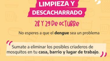 Jornada Provincial de Limpieza y Descacharrado para Combatir el Dengue