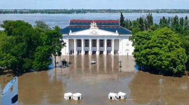 Los detalles del desastre ambiental y humanitario por el ataque a la hidroeléctrica de Kajovka