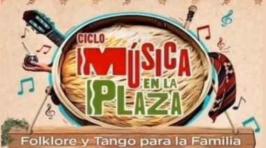 El ciclo “Música en la Plaza” en San Clemente del Tuyú propone tango y folklore para la familia