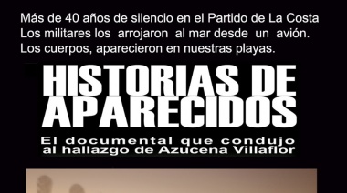 Se proyectará "Historia de Aparecidos", una película que aportó a la causa por Memoria, Verdad y Justicia