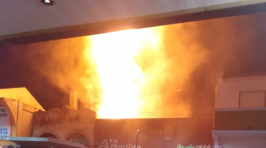 Incendio en el restaurante "La Parrillita" de San Clemente del Tuyú