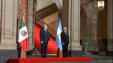 Fernández se reúne con López Obrador en el Palacio Nacional