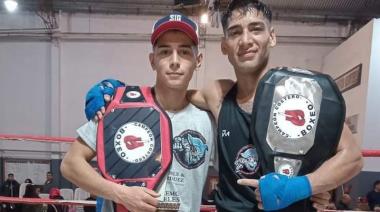 Esteban Ojeda y Matías Gomes se coronaron campeones provinciales de box
