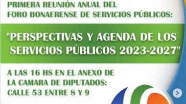 El Dr. Carlos Rajoy expuso en la primera reunión anual del Foro Bonaerense de Servicios Públicos