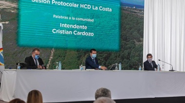 El intendente del Partido de La Costa inauguró el año legislativo del Concejo Deliberante