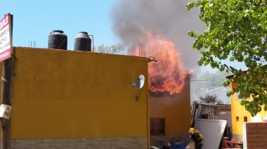 San Clemente del Tuyú: incendio en  un dúplex del Barrio Playa Norte
