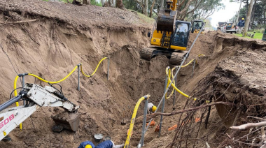 La obra de ampliación de la red cloacal de Costa del Este se suma a las ya finalizadas en zona centro y zona norte