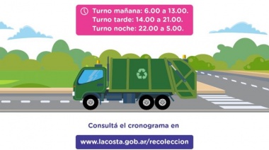 Se refuerza el servicio de recolección de residuos en las localidades del Partido de La Costa