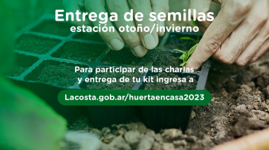 7ª edición del programa “Huerta en casa”: se inician las reuniones con capacitación y entrega de semillas