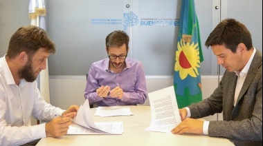Se firmó un convenio con la provincia para la construcción de viviendas en el Partido de La Costa