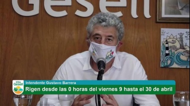 Villa Gesell suspende la circulación nocturna de 00:00 a 00:06