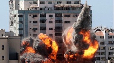 Israel destruyó en Gaza un edificio donde funcionaban medios de prensa internacionales