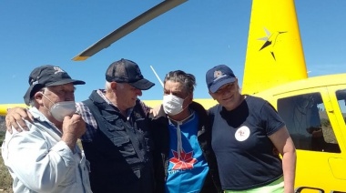Rescataron a Jorge Rachid en helicóptero de la zona de Lago Escondido