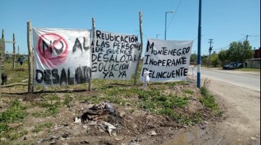 En barrio Las Heras de Mar del Plata ordenaron el desalojo de la toma de terrenos