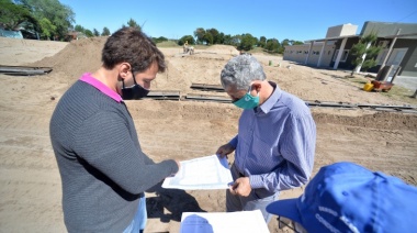 Avanza la construcción del Centro de Emergencia Covid 19 de Villa Gesell para el verano