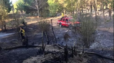 Otro incendio forestal en San Bernardo alerta sobre la peligrosidad de los próximos días