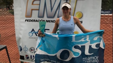 La tenista costera Milagros Falabella ratificó su gran momento y se quedó con la Copa Vendimia