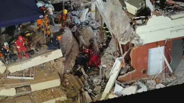 Derrumbe en Villa Gesell: encontraron el cuerpo sin vida de una mujer entre los escombros