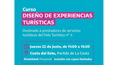 Costa del Este: provincia y municipio brindan una jornada de capacitación sobre "Diseño de Experiencias Turísticas"