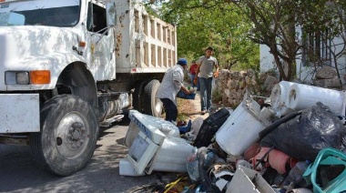 Comienza la recolección de cacharros, residuos y cosas en desuso, en la zona sur de San Clemente del Tuyú