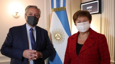 Fernández con Georgieva: reunión "muy constructiva" que posibilita un "rápido" acuerdo con el FMI