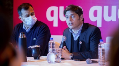 Kicillof dijo que las elecciones determinarán si se vuelve o no a las políticas que fundieron al país