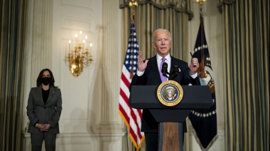 Biden prometió enfrentar el "autoritarismo" de China y Rusia y anunció el fin del apoyo a Arabia